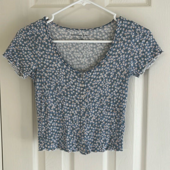 Floral Crop Top - Picture 1 of 7